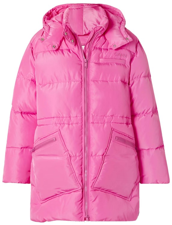 Ganni pink outlet jacket