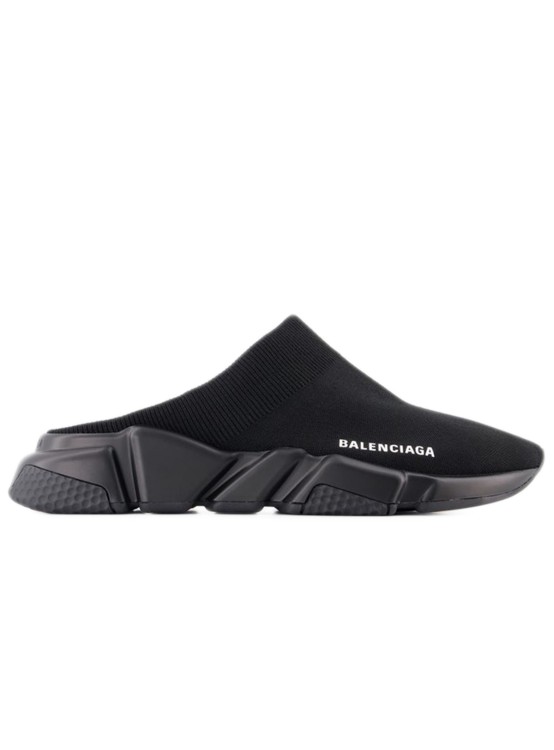 Shop Balenciaga Speed Mule Sneakers  - Black