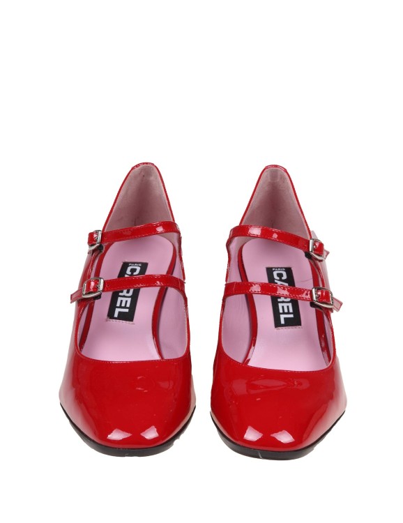 Shop Carel Paris Alice Pump In Red Patent Leather
