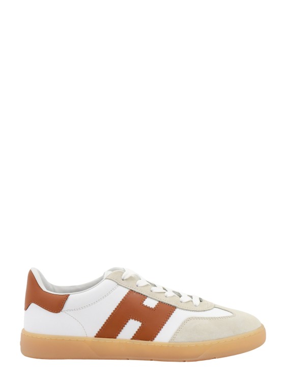 Hogan Leather And Suede Sneakers In Multi