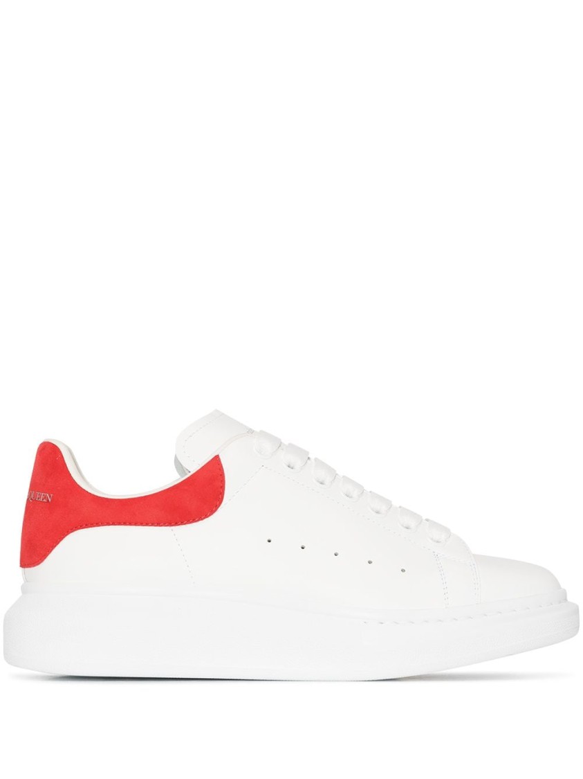 Alexander Mcqueen Oversized Sneaker With Logo In White