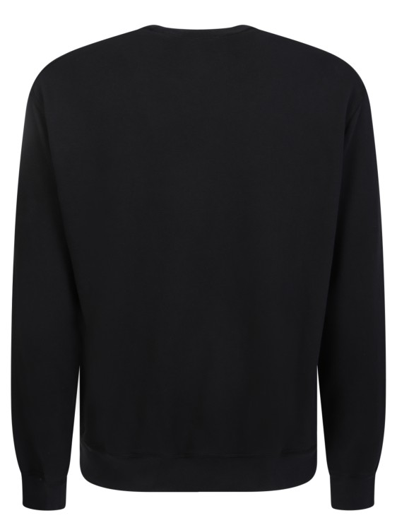 Shop Dsquared2 Minimal Black Roundneck Sweatshirt