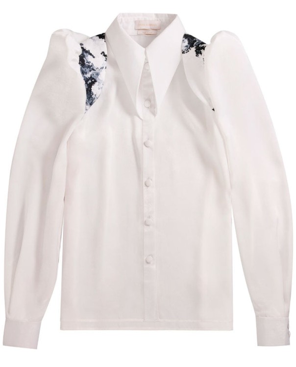 Saiid Kobeisy Silk Shirt In White