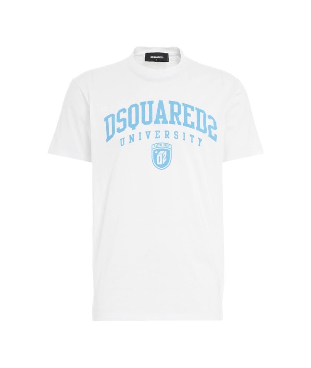 Cool Fit Print T-Shirt by Dsquared2 in White color for Luxury