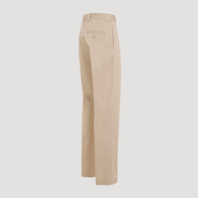 Givenchy 4g Straight Chino Pants In Neutrals
