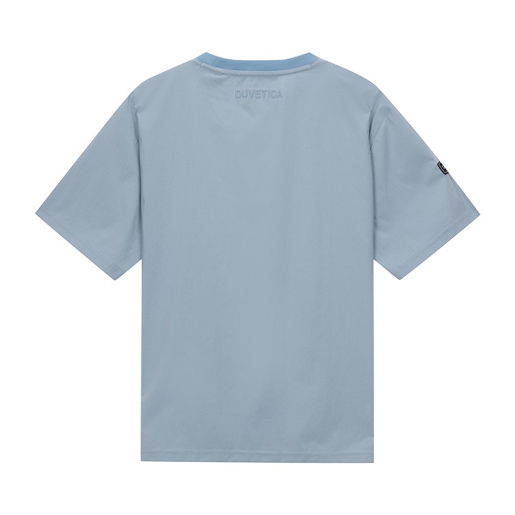 Shop Duvetica Griezy Ry Short-sleeved Stretch Cordura T-shirt In Grey
