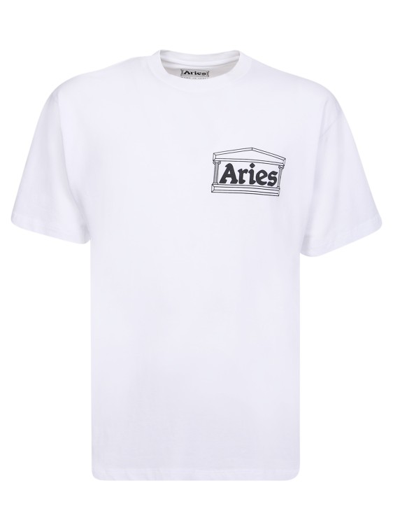 Shop Aries Art Trip T-shirt In White