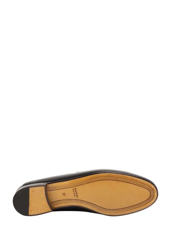 Shop Gucci Leather Loafer In Black