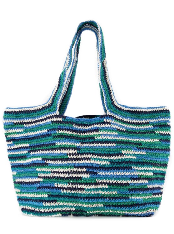 Shop Nannacay Suki Tote Bag  - Multi - Cotton In Blue