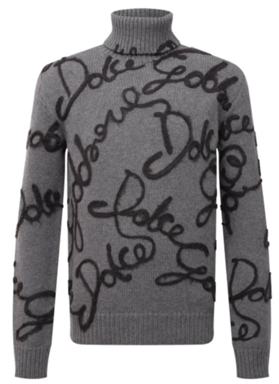 Dolce & Gabbana Wool And Cashmere Pullover In Grey