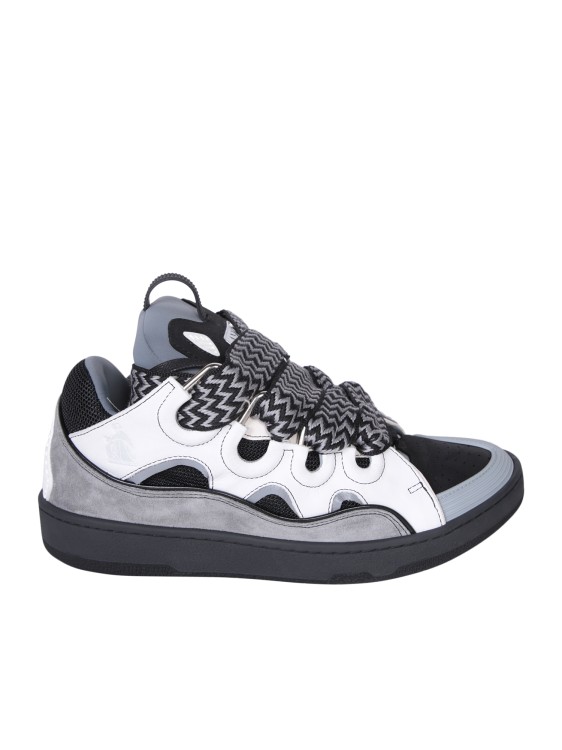 Shop Lanvin Leather Sneakers In White
