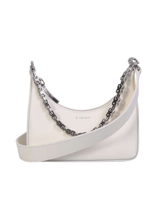 Givenchy Moon Cut-out Mini Ivory Bag In Neutrals