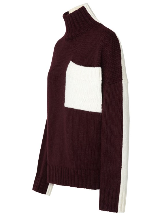 Shop Marc Jacobs (the) Two-tone Turtleneck Sweater In Alpaca Blend In Black