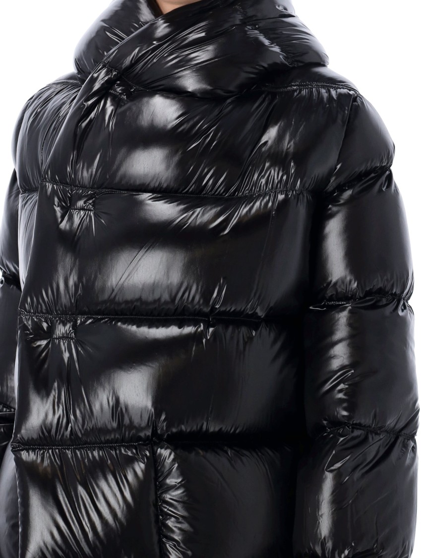 Rick Owens Ls Hooded Liner In Black