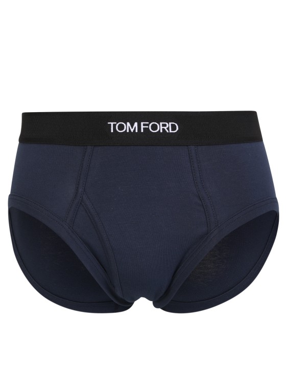 Tom Ford Logo Briefs In Black