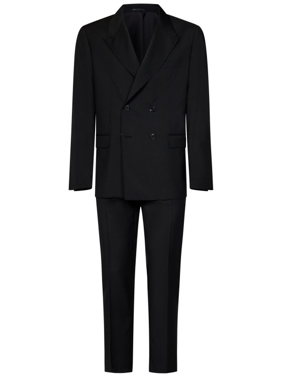 Shop Low Brand Black Wool Suit