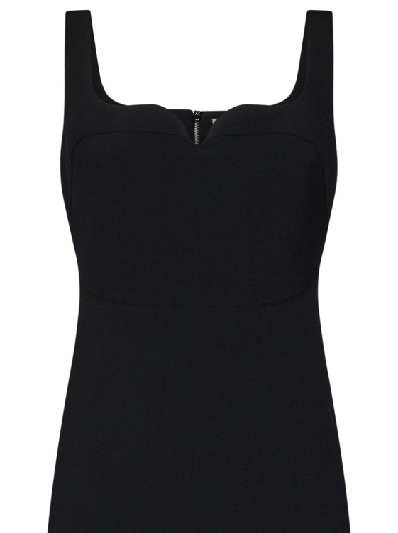 Shop Victoria Beckham Black Midi Dress