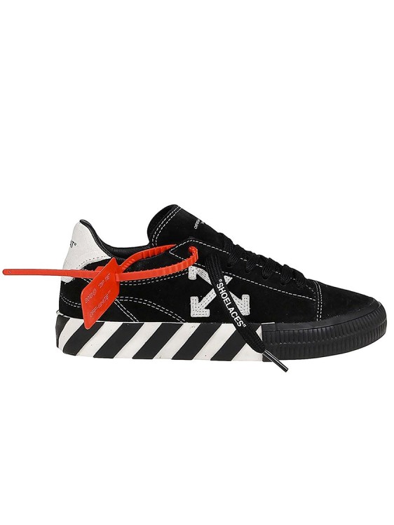 Off-white Suede Sneakers In Black