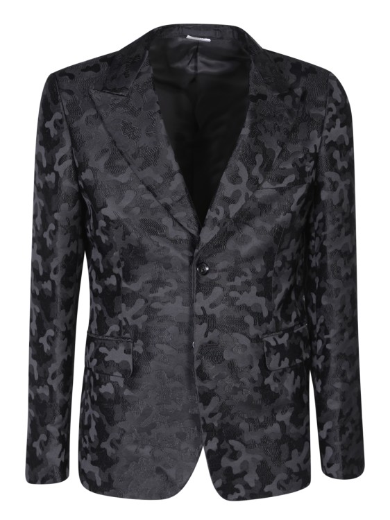 Comme Des Garçons Single-breasted Jacket In Black