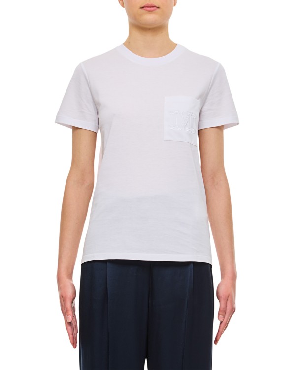 Shop Max Mara Papaia T-shirt In White