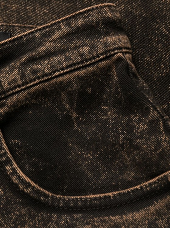 Shop Balmain Distressed-effect Dnim Denim Jeans In Black