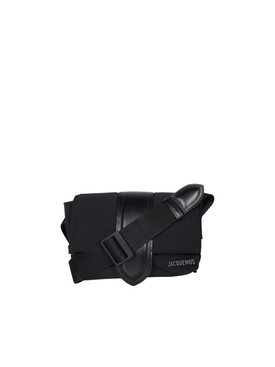 Jacquemus Leather Cross-body Bag In Black