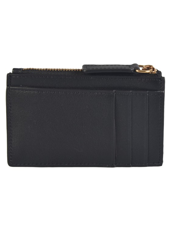 Shop Versace Small Zip-around Wallet In Black