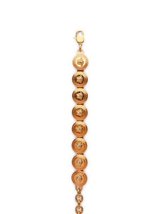 Shop Versace Tribute Medusa' Gold Metal Bracelet In Not Applicable