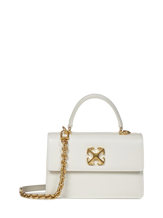 Shop Off-white White Calfskin Handbag