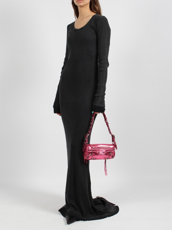 Shop Balenciaga Lingerie Maxi Dress In Black