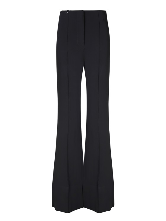 Jacquemus Apollo High-waist Flared Pants In Black