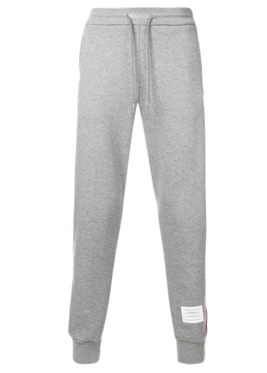 Thom Browne Tri-colour Side Stripe Track Pants In White