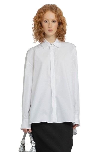 VERSACE ROUNDED OVERSIZE SHIRT