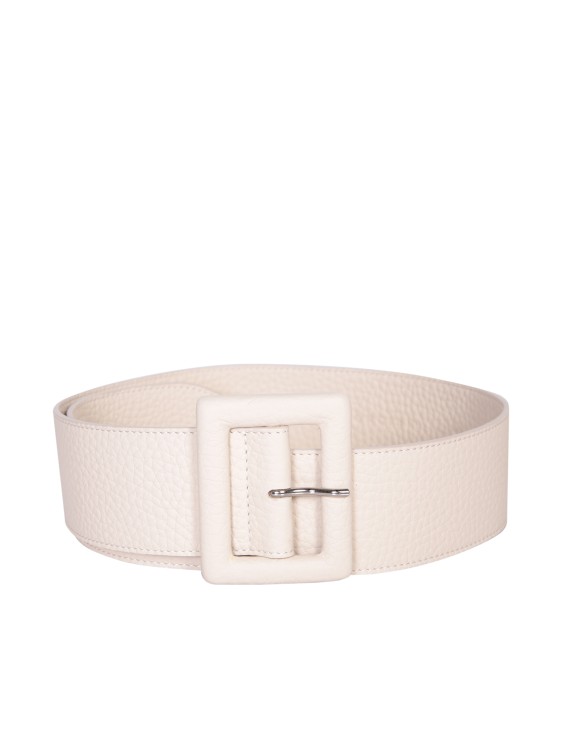 Shop Orciani High Soft Ivory Belt In Neutrals