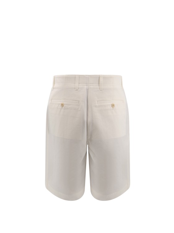 Shop Totême Organic Cotton Bermuda Shorts In Grey
