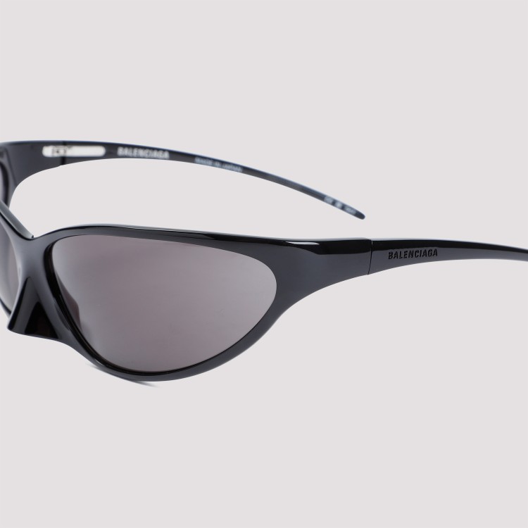 Shop Balenciaga Black 4g Cat Sunglasses