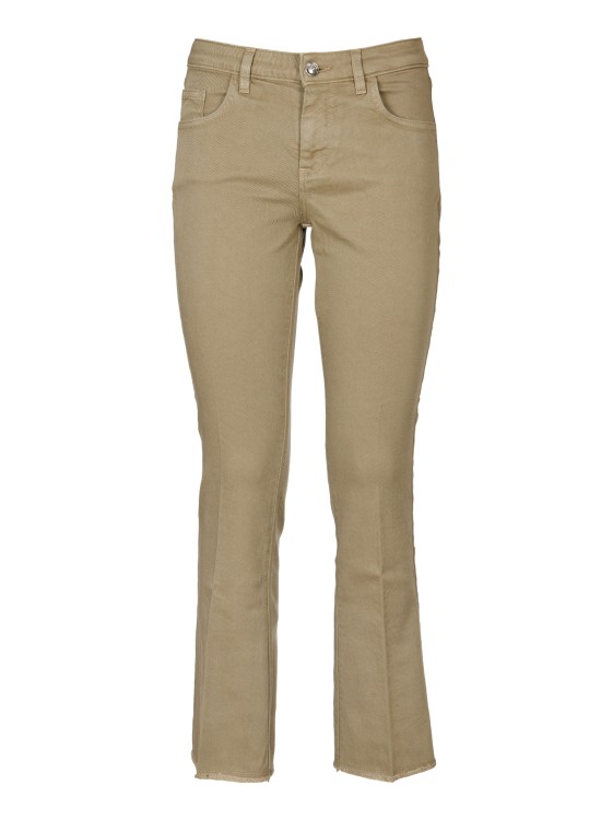 Shop Fay Green 5-pocket Trousers