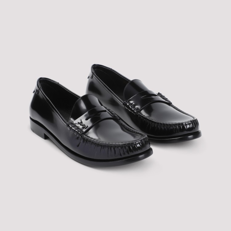 Saint Laurent Loafers In Black