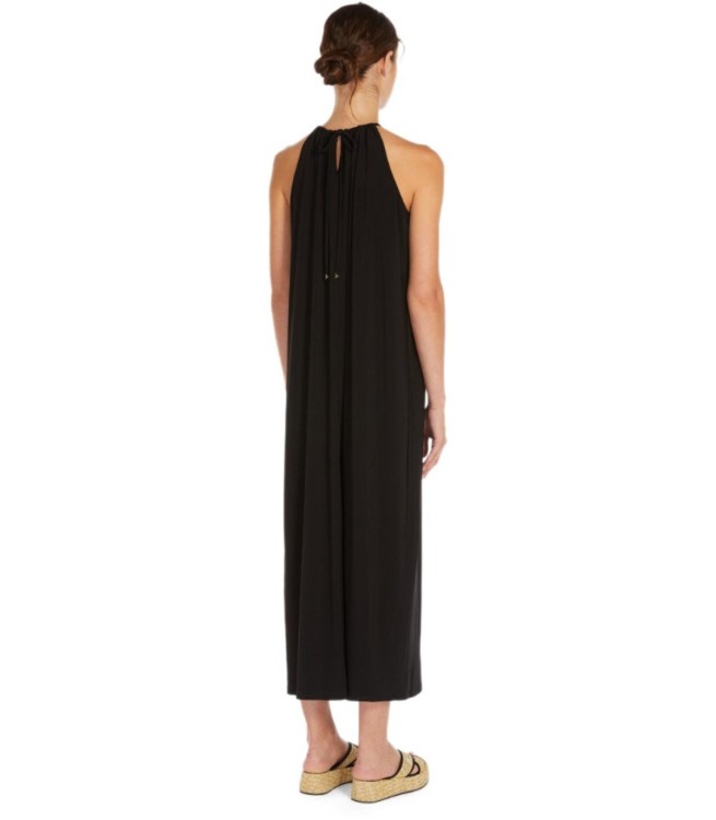 Shop Max Mara Beachwear Garda Black Long Dress