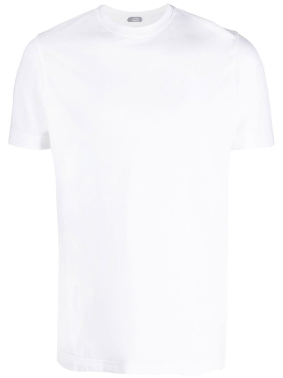 Shop Zanone Crew-neck T-shirts In White