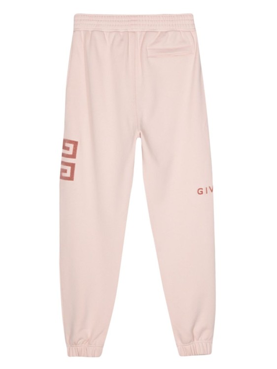 Shop Givenchy Blush Pink Brushed Cotton Joggers