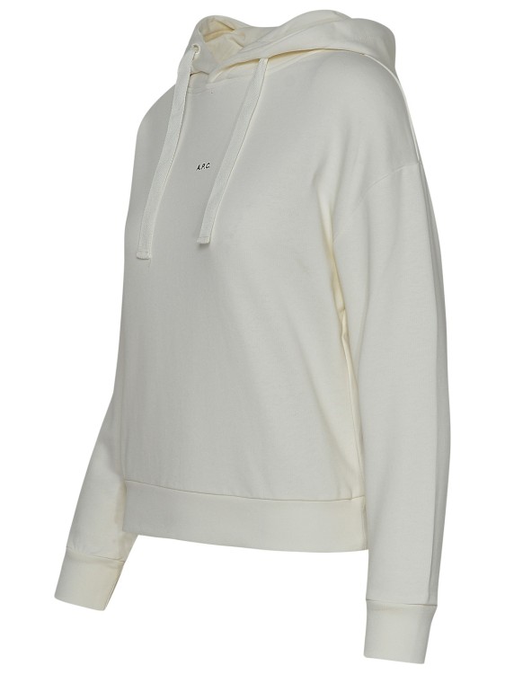 Shop Apc Cashmere Ivory Cotton Sweatshirt In White