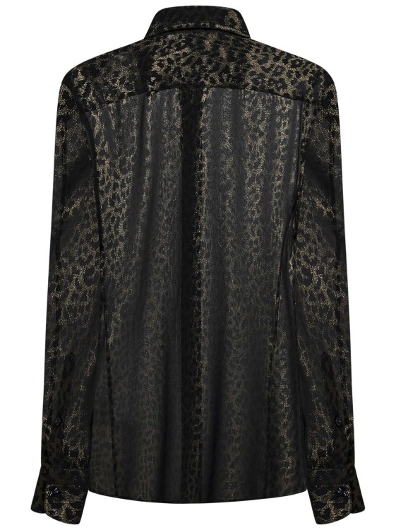 Shop Tom Ford All-over Leopard Print Shirt In Black