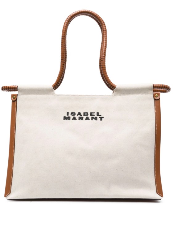 Isabel Marant Beige Toledo Bag In White