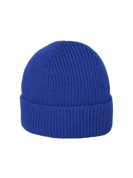Shop Burberry Cashmere Hat In Blue
