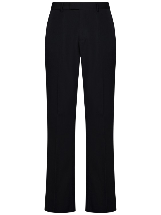 Shop Off-white Black Cropped Trousers