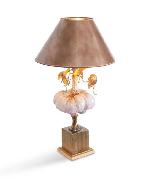 Shop Unknown Hollywood Regency Table Lamp In Porcelain And Brass In Not Applicable