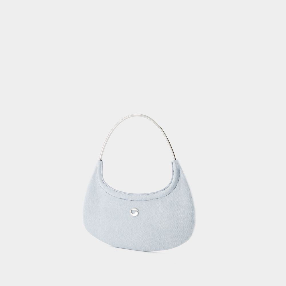 Coperni Ring Swipe Baguette In Blue