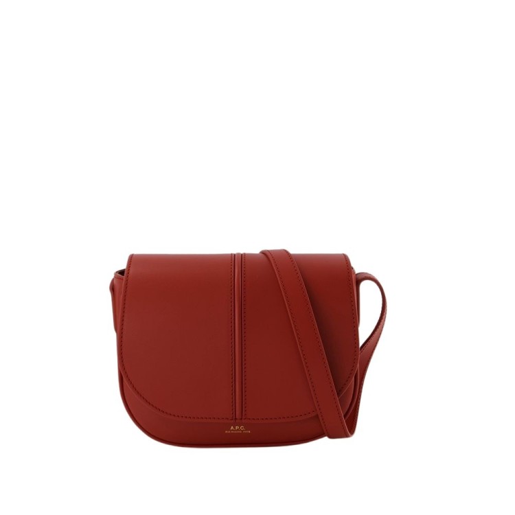 Apc Betty Crossbody - Leather - Smoked Red In Red