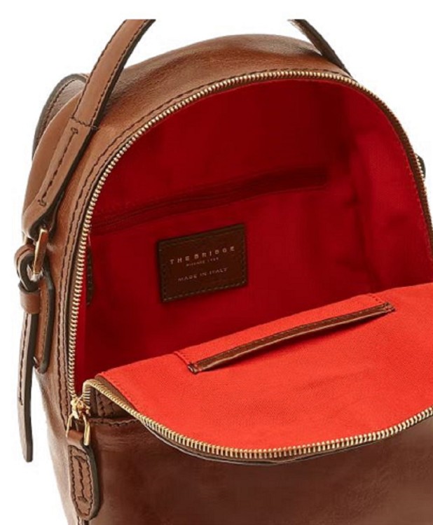 Shop The Bridge Brown Leather Backpack